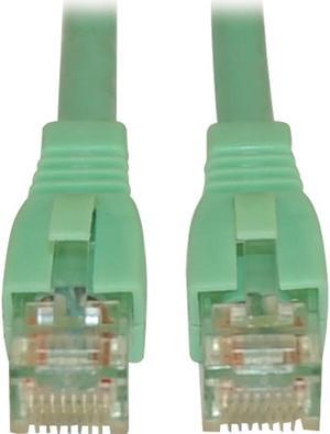 TRIPP LITE N261-020-AQ 20 ft. Cat 6A Aqua Augmented Cat6 (Cat6a) Snagless 10G Certified Patch Cable, (RJ45 M/M) - Aqua