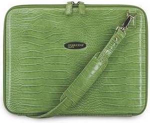 Mobile Edge - TechStyle Portfolio - 14.1" Ultrabook or 13" Mac - Faux-Croc - Green