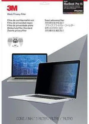 3M™ Privacy Filter For 15" Apple®; Macbook Pro®; With Retina®; Display (2012-2015) 3M™ Privacy Filter For 15" Apple®; Macbook Pro®; With Retina®; Display (2012-2015)