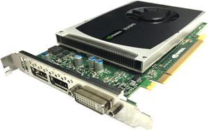 Dell Nvidia Quadro 2000 Graphics Card 1GB GDDR5 Memory 128-Bit Video Card, 2PNXF