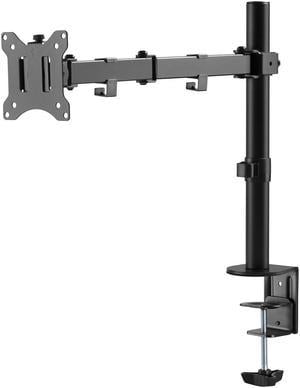 Amer Mounts EZCLAMP | Single Monitor Economical Articulating Arm | Supports 17 - 32" Monitors