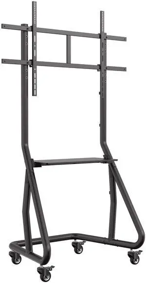 Amer Mounts TV Stand Display Cart with Wheels Designed for 60-105" Flat, LCD Screens 1000x600mm VESA Max Weight Support 100kg/220lbs - EZMC8
