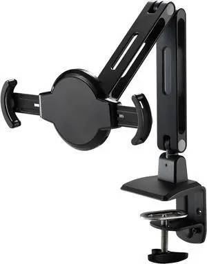 Amer Articulating Single Tablet / Pad mount with clamp base. Feature include Anti-Theft security Lock, Kensington Lock support & Bracket Lock. 360 degree rotation. Support 9 to 11 inch tablets