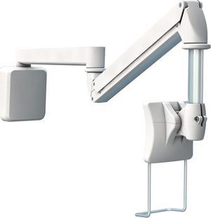 Amer Mounts AHC1AW | Wall Mount Articulating Arm for Healthcare and Medical Offices| Supports 15"-24" Monitors