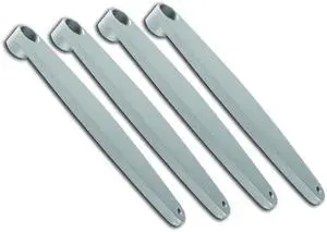 Amer Mounts AMRP10057S | Universal Projector Mount Extension Arms in Silver | Supports up to 15.7" Arms