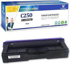 VICTORSTAR Compatible Toner Cartridge SP C250 C261 Black High Capacity 2300 Pages for RICOH Aficio SP C250DN C250SF C261SFN C261SFNw C261DNw Laser Printers