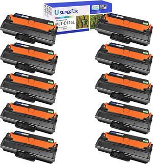 SuperInk 10 Pack Compatible Toner Cartridge Replacement for Samsung 115 115L MLT-D115L to use with Xpress SL-M2830DW SL-M2880FW/XAC SL-M2870FW M2820DW M2620 M2670 Printer