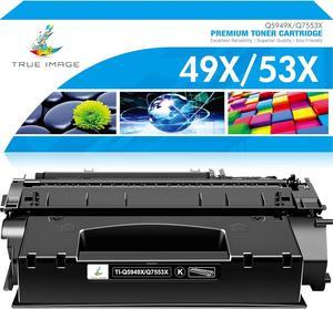 True Image Compatible Toner Cartridge Replacement for HP 49X Q5949X 49A Q5949A 1320 Toner 53X Q7553X HP Laserjet 1320 1320n 1320tn 1160 3390 P2015 P2015dn Toner Cartridge Ink (Black, 1-Pack)