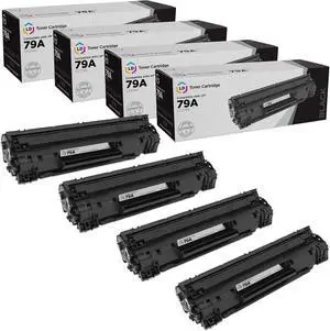 LD Products Compatible Toner Cartridge Replacement for HP 79A CF279A (Black, 4-Pack) Compatible with The Following Printers HP M12a, M12w, MFP M26a, MFP M26nw