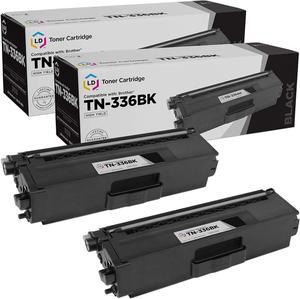 LD Products Compatible Toner Cartridge Replacement for Brother TN336BK High Yield (Black, 2-Pack) for HL & MFC Multifunction: HL-L8250CDN, HL-L8350CDW, HL-L8350CDWT, MFC-L8600CDW &MFC-L8850CDW