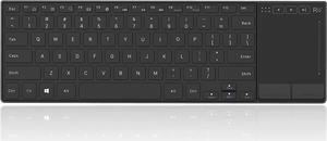 Rii K22 Wireless Keyboard for Windows,Ultra Slim Silent Keyboard with Touchpad,2.4 GHz Wireless Computer Keyboard,Compatible with PC, Laptop