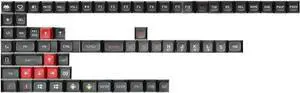 DROP + Matt3o MT3 Susuwatari Custom Keycap Set, ABS Hi-Profile Keycaps, Doubleshot Legends, Cherry MX Compatible Extras for Mechanical Keyboards (Extras) (MDX-33813-4)