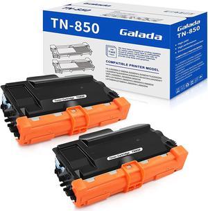 Galada Compatible Toner Cartridge Replacement for Brother TN850 TN-850 TN820 TN-820 TN-880 for Brother HL-L6200DW HL-L6200DWT MFC-L5850DW MFC-L5900DW L5200DW L5700DW Printer (Black High Yield 2 Pack)