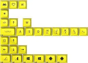 DROP + MiTo MT3 Cyber Custom Keycap Set, ABS Hi-Profile Keycaps, Doubleshot Legends, Cherry MX Compatible Extras for Mechanical Keyboards (Novelty)