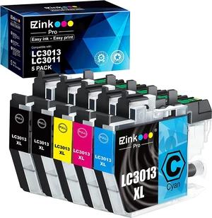 E-Z Ink Pro LC3013 LC3011 Compatible Ink Cartridge Replacement for Brother LC3013XL LC3011 LC-3013 Compatible with MFC-J491DW MFC-J497DW MFC-J895DW MFC-J690DW (2 Black, 1 Cyan, 1 Magenta, 1 Yellow) E-Z Ink Pro LC3013 LC3011 Compatible Ink Cartridge Replacement for Brother LC3013XL LC3011 LC-3013 Compatible with MFC-J491DW MFC-J497DW MFC-J895DW MFC-J690DW (2 Black, 1 Cyan, 1 Magenta, 1 Yellow)