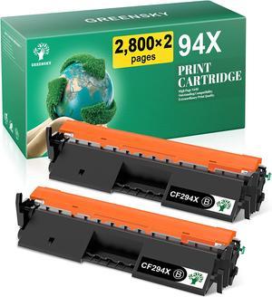 GREENSKY Compatible Toner Cartridge Replacement for HP 94X CF294X 94A CF294A High Yield use with HP Laserjet Pro M148dw M118dw M148fdw M148 M118 Printer (Black, 2 Packs)