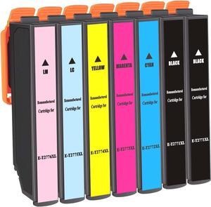 INKWAY Remanufactured Ink Cartridge Replacement for Epson 277XL 277 T277XL to use with XP-960 XP-970 XP-850 XP-860 XP-950 Printer, (2 Black, 1 Cyan, 1 Magenta, 1 Yellow,1 Light Cyan,1 Light Magenta)