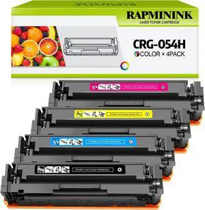 Ennovor Compatible Replacement for Canon 054 054H High Yield Toner Cartridge for use with Canon Color imageCLASS MF642Cdw MF644Cdw MF640C; imageCLASS LBP622Cdw LBP620 Series Printers - 4 Pack