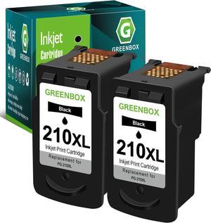 GREENBOX Remanufactured Ink Cartridge Replacement for Canon PG-210XL CL-211XL 210 XL 211XL for PIXMA IP2702 MX410 MP495 MP230 MP240 MP280 MX340 MX350 MX360 Printer (1 Black 1 Tri-Color)