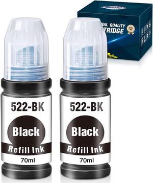 GILIMEDIA Compatible 522 Ink Refill Bottles Replacement for  Epson EcoTank ET-2720 ET-2800 ET-3750 ET-4800 ET-2803 ET-4700 ET-2750 ET-2760  ET-3760 ET-4750 : Office Products