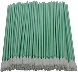INCHOO 100pc 6.3" Double Layer Polyester Cleaning Swab Sticks for Solvent Format Inkjet Printer Roland Optical Equipment
