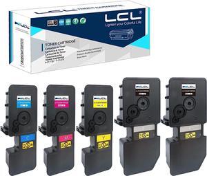 Compatible Toner Cartridge Replacement for Kyocera TK5242 TK-5242 TK-5242K TK-5242C TK-5242M TK-5242Y 1T02R70US0 1T02R7CUS0 1T02R7BUS0 1T02R7AUS0 (5-Pack 2Black Cyan Magenta Yellow)