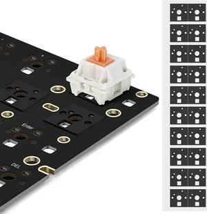 RUNJRX Keyboard Poron Switch Pads 1mm Thick for 61/64/87/100/104/108 Hot Swap 120Pcs,Black RUNJRX Keyboard Poron Switch Pads 1mm Thick for 61/64/87/100/104/108 Hot Swap 120Pcs,Black