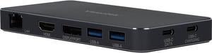 VisionTek VT400 Dual Display USB-C Docking Station with Power Passthrough - HDMI, DP Port - 901469