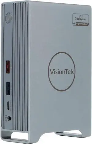 VisionTek VT7100 USB-C Docking Station 3X 4K Displays, 100W Power Delivery for Windows and Mac (Including M1), Thunderbolt Compatible, 2X HDMI, 1x DP, 4X USB, 1x USB-C - 901499