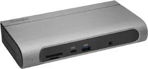 Kensington SD5600T Thunderbolt 3 & USB-C Dual 4K Hybrid Docking Station 6 USB-A, 2 HDMI, 2 DP, 1 MicroSD, 1 SD and 1 Ethernet Port K34009JP Kensington SD5600T Thunderbolt 3 & USB-C Dual 4K Hybrid Docking Station 6 USB-A, 2 HDMI, 2 DP, 1 MicroSD, 1 SD and 1 Ethernet Port K34009JP