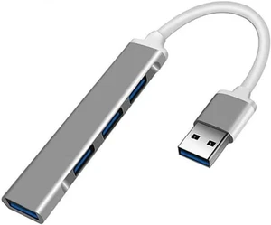 USB 3.0 Hub, Atrasee 4 Port USB A 3.0 Hub Adapter for Laptop, Ultra Slim Portable USB 2.0 Data Hub Splitter for iMac Pro, MacBook Air, Mac Mini, Surface, PC, Notebook, Flash Drive, Mobile, Grey USB 3.0 Hub, Atrasee 4 Port USB A 3.0 Hub Adapter for Laptop, Ultra Slim Portable USB 2.0 Data Hub Splitter for iMac Pro, MacBook Air, Mac Mini, Surface, PC, Notebook, Flash Drive, Mobile, Grey