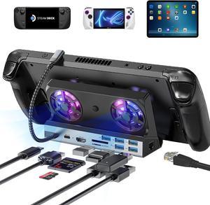 10 in 1 Docking Station for ASUS ROG Ally & Steam Deck