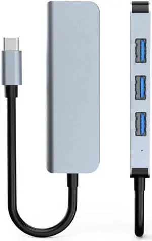 Four-in- Docking Station Typec for Cell Phone Laptop Extender 3.0 Interface Docking Station