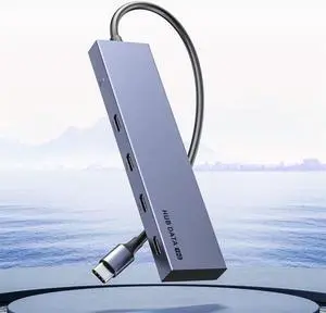 Type-c Docking Station PD/Data+USB3.1 Gen2 Quad-Port Hub Docking Station