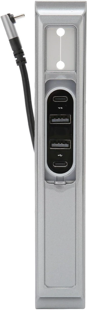 27W USB LED Hub for Y Center Console, Silver Fast Charging Multi Port Embedded Digital Docking Station, User Friendly Slip On Design 27W USB LED Hub for Y Center Console, Silver Fast Charging Multi Port Embedded Digital Docking Station, User Friendly Slip On Design