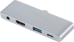 USB C Docking Station 4 in 1 Hub A, USB C Dock for HD TVs, Fast Charging 60W PD and 5Gbps Data Transfer, Supports 4K HD Output with Aluminum y for T USB C Docking Station 4 in 1 Hub A, USB C Dock for HD TVs, Fast Charging 60W PD and 5Gbps Data Transfer, Supports 4K HD Output with Aluminum y for T