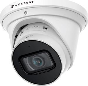 Amcrest 4K Optical Zoom AI IP PoE Camera, Varifocal Outdoor IP POE Camera Turret, Human & Vehicle Detection, F1.5, 2.7mm~13.5mm Lens, IP67, 5X Optical Zoom (IP8M-VT2679EW-AI)