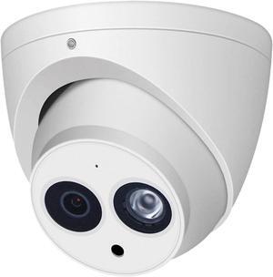 VIKYLIN 6MP IP PoE Security Camera with 165Ft IR Night Vision, Outdoor Indoor Turret/Dome Surveillance Camera with 2.8mm Lens, Built-in Mic, WDR, 3D DNR, IP67 Waterproof, IVS Detection