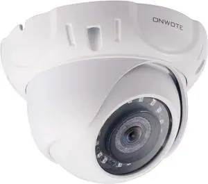 ONWOTE UltraHD 4K 8MP PoE Security Camera Dome, AI Human Vehicle Detection, 3840x2160 8 Megapixels, 128° Field of View, Indoor Outdoor, Video Audio, 100ft IR, Add on Camera to PoE NVR System