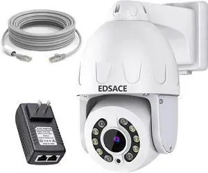 5MP poe security camera outdoor, Power over ethernet Speed Dome Camera with 2 way audio, AI human detection and zoom in, Metal IP66 weatherproof, work with nvr, pc, stand-alone poe camera system 5MP poe security camera outdoor, Power over ethernet Speed Dome Camera with 2 way audio, AI human detection and zoom in, Metal IP66 weatherproof, work with nvr, pc, stand-alone poe camera system