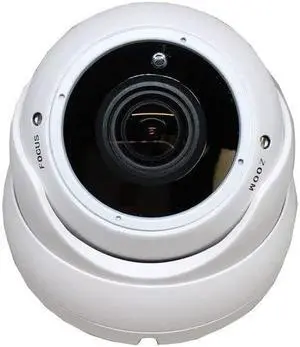 1080P 4in1 (HD-TVI, HD-AHD, HD-CVI, CVBS Standard Analog) STARVIS Image Sensor 2.8-12mm Varifocal Lens Dome Camera (3 Pack, White)