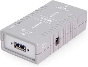 Coolgear USB Isolation Adapter w/Screw Lock USB-B | 3000Vrms Protection for Labs, Medical Devices & Automation | TAA Compliant