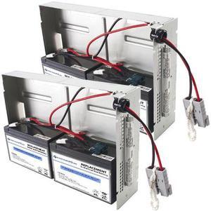 Powerwarehouse APC RBC22 UPS Battery - Premium Powerwarehouse 12V Lead Acid Battery Catridge #22 (2 Pack)