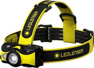 LEDLENSER iH9R High Power Multicolor LED Rechargeable (or AA Alkaline Batteries) Headlamp, 600 Lumens