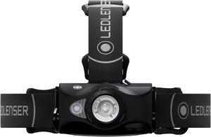 LEDLENSER MH8 High Power LED Rechargeable Headlamp, 600 Lumens – All Black