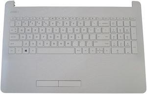 HP 15-BS 15T-BS 15-BW 15Z-BW White Palmrest w/ Keyboard & Touchpad 925009-001