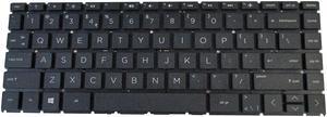 Black US Keyboard for HP 14-CK 14-CM 14T-CM 14Z-CM HP Pavilion 14-CD 14T-CD 14M-CD 14-CE 14-DH 14T-DH Laptops - Non-Backlit