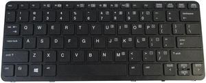 Keyboard for HP EliteBook 720 G1 720 G2 725 G1 725 G2 820 G1 820 G2 Laptops - Non-Backlit - No Pointer