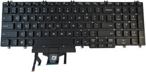 Backlit Keyboard for Dell Latitude 5500 5501 5510 5511 Precision 3540 3541 3550 3551 Laptops w/ Pointer THDMY MMH7V
