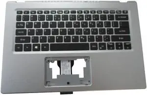 Acer Aspire A514-54 A514-54G Silver Upper Case Palmrest w/ Keyboard 6B.A2KN2.001